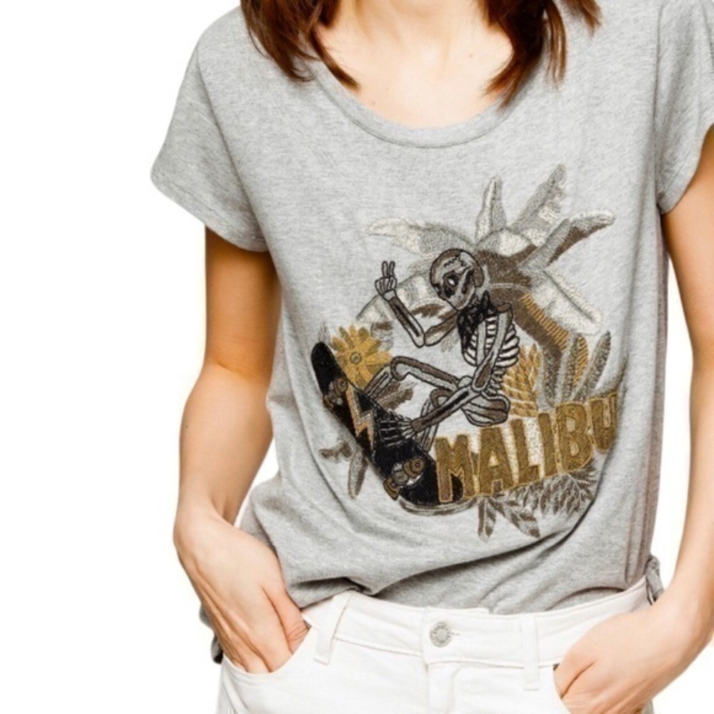 💀Meryl Cannetille Skeleton Top